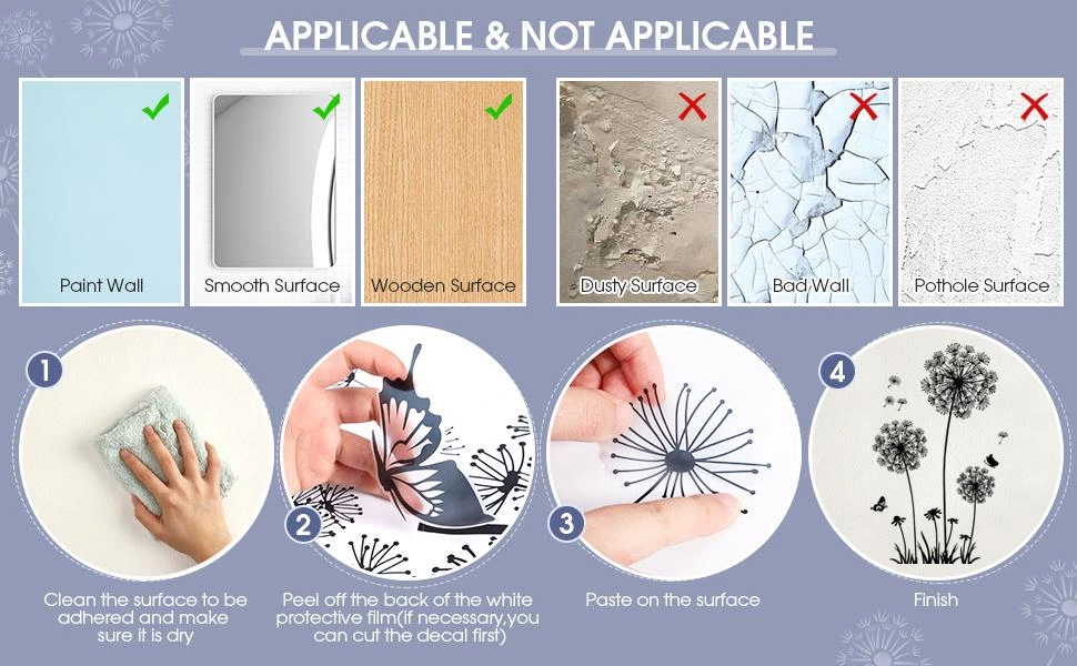 Wall Sticker Pasting Method Simple And Easy - Decor Beta